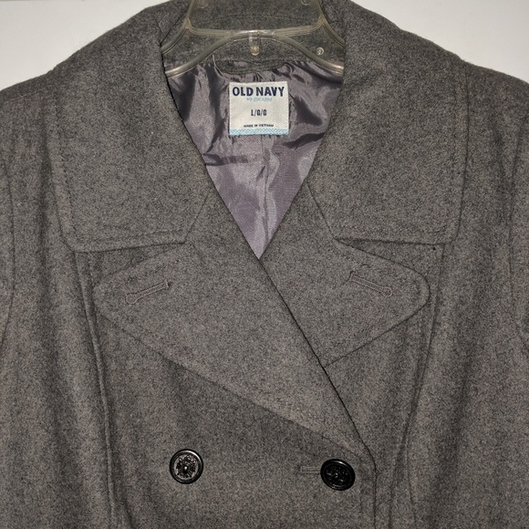 Charcoal Gray Peacoat - Picture 5 of 5